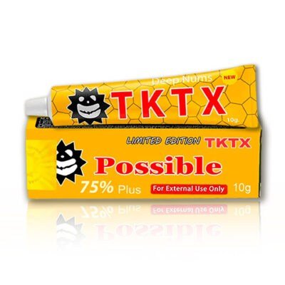 ✅ Cea mai bună cremă anestezică TKTX GOLD 75% pentru TATUAJ | EPILARE | FORAGE | MICROBLADING
