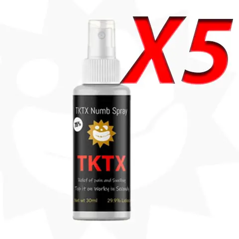 ✅ Pachet 5 SPRAY TKTX ANESTEZIE pentru RANĂ DESCHISĂ 🤩 – Ofertă limitată